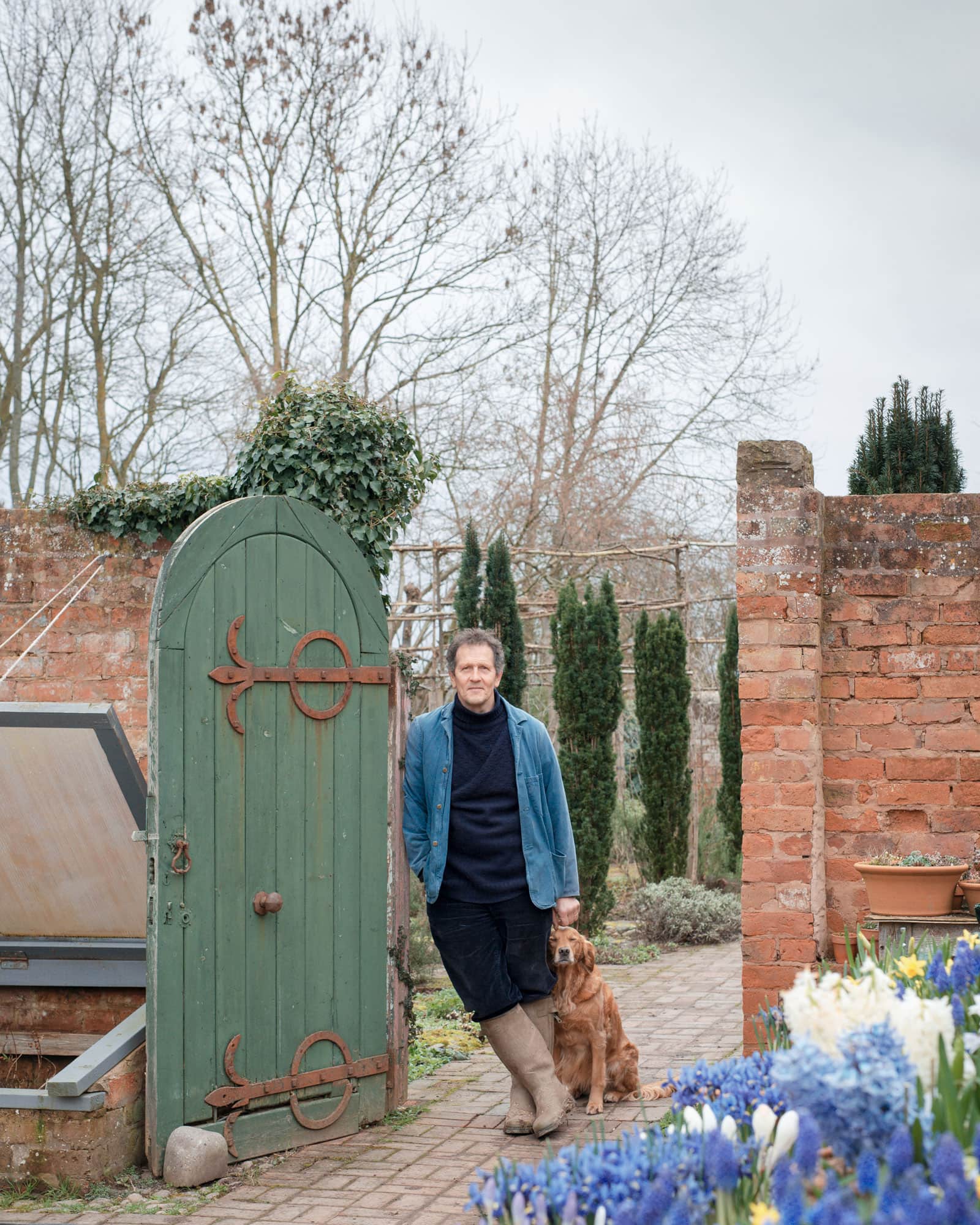 monty don; bbc; gardener's world; garden; nature; netflix; spring; outdoors; grow your own; vegetable; therapy; mental health; new york times; herefordshire; portrait; portraiture; photographer