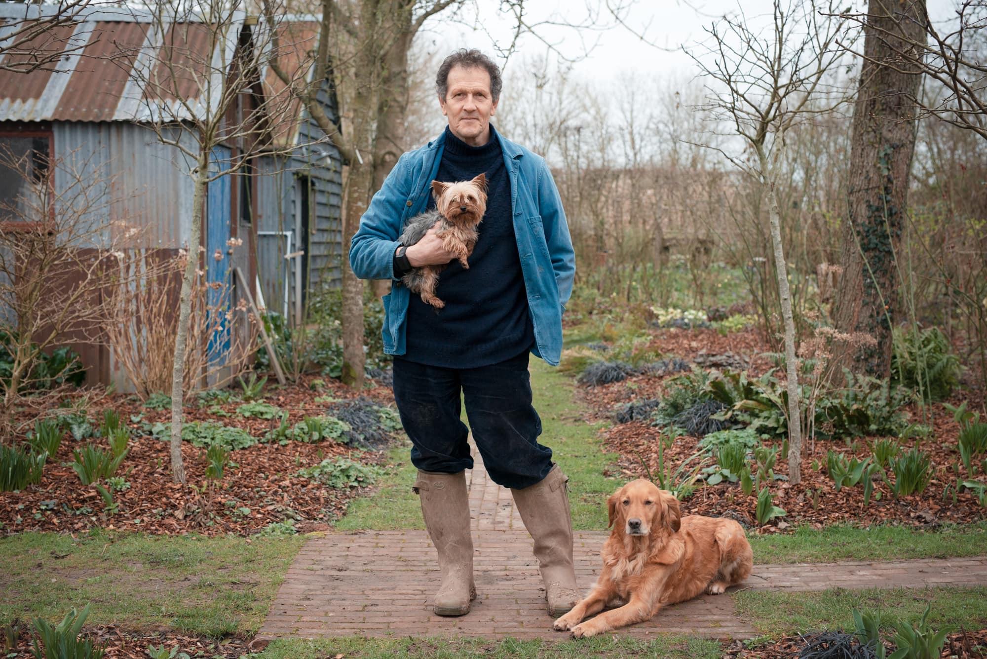 monty don; bbc; gardener's world; garden; nature; netflix; spring; outdoors; grow your own; vegetable; therapy; mental health; new york times; herefordshire; portrait; portraiture; photographer