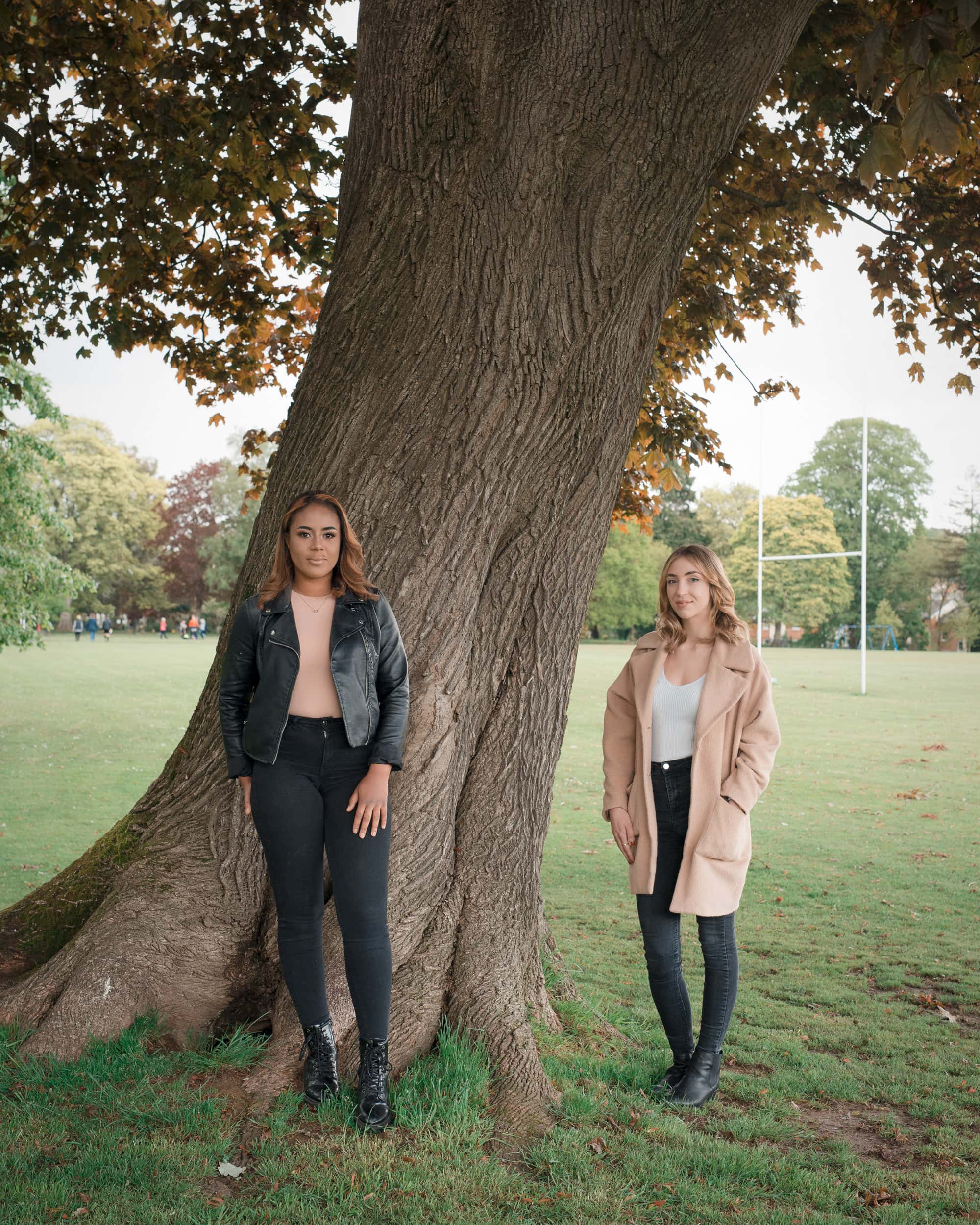 khady gueye and eleni eldridge-tull photographed in Lydney, Forest of Dean for the observer. They organised a BLM event in June 2020 at Bathurst park