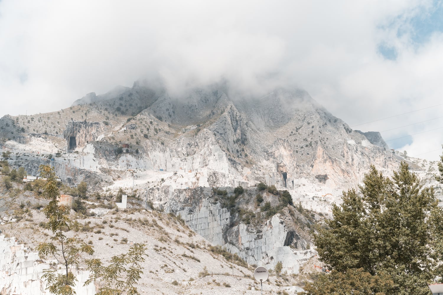 The marble quarries near Carrara in the Apuan Alps, Italy . The quarries have produced more marble than any other place on earth; the marble has been quarried since Roman  times.  Francesca Jones for The New York Times